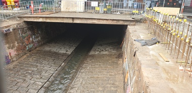 Photograph, Clare Gervasoni, Uncovered Bridge in Bridge Street, Ballarat, 2024, 01/12/2024