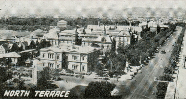 Photograph, North Terrace, Adelaide, c1950