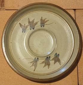 Photograph, Stoneware Platter by Ian Rowe, c1983