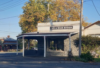 Photograph, Bluestone Shop, Drummond St / Urquhart Street Corner, 2025
