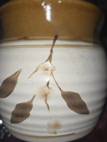 Photograph - Australian Studio Pottery, Lidded cannister by Old Ballarat Pottery