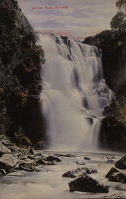 Postcard, Lal Lal Falls, Ballarat