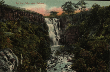 Postcard, Lal Lal Falls, Near Ballarat