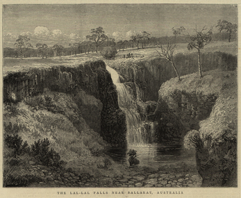 Postcard, Lal Lal Falls, Near Ballarat
