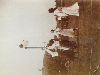 Postcard, Netball, 1907