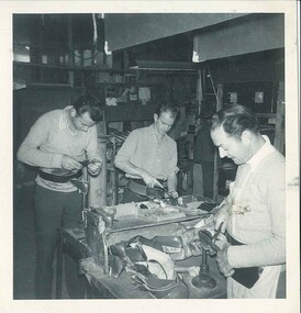 Photographs, Men working in Shoe Factory, 1959-1959