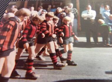 Photographs, Maldon Junior Football Club Members in Parade