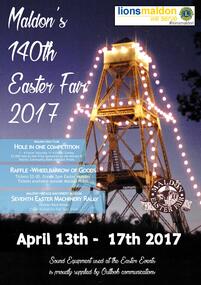 Document, Maldon Easter Fair Program 2017
