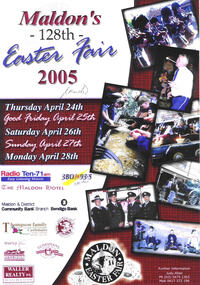 Document, Maldon Easter Fair Program 2005