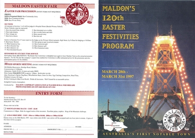 Document, Maldon Easter Fair Program 1997