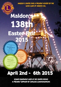 Program, Peter Thompson, Maldon Easter Fair 2015, 2013