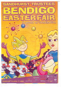 Poster, Sandhurst Trustees Bendigo Easter Fair 2002