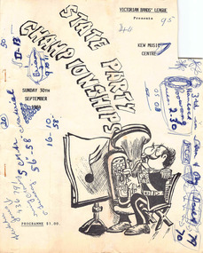 Programme, State Band Championships 1984