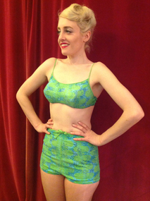 Clothing - Cotton print bikini, Early 1960s