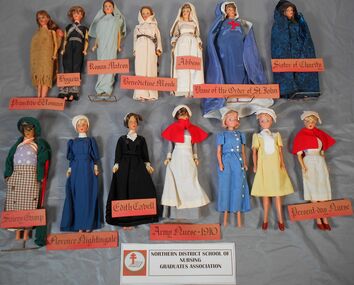 Education kit - Miniature Doll Collection, Nursing Through the Ages