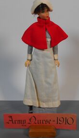 Education kit - Army Nurse 1910 Miniature Doll, Nursing Through the Ages