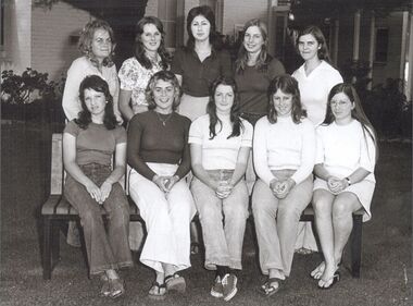 Photograph - School 81 - Pilot School - 5th February 1973 - 10 Nurses