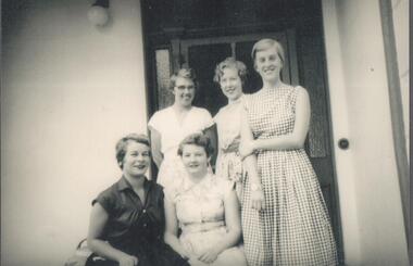 Photograph - Five student nurses