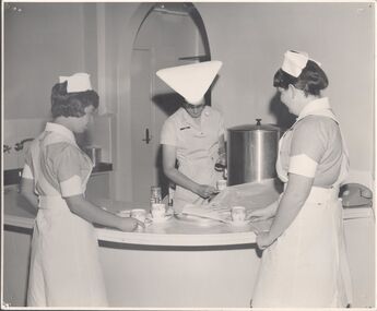 Photograph - Lister House Staff - School 68- Tutor and 2 Student Nurses