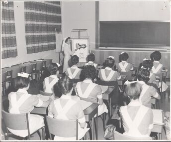 Photograph - March 1966 - Tutor and Students in Lecture Room