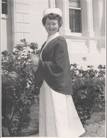 Photograph - 2nd Year nurse  E.J. Thorpe Mildura  School 23A  Bendigo    23rd June 1954  _ 1957