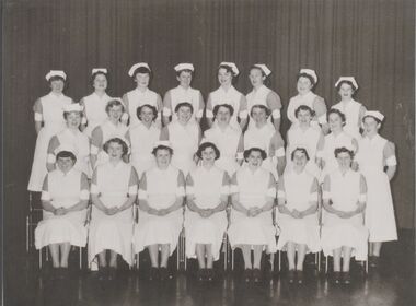 Photograph - Preliminary training School 27 -photo of twenty four nurses in uniform