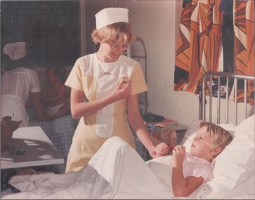 Photograph - School 87 Nurse caring for child