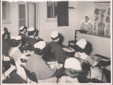 Photograph - Lecture room Sister (Peg) W Donohoe