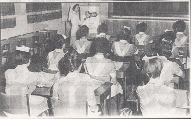 Newspaper - Nurses at Lister House