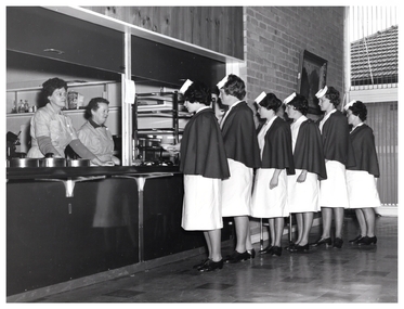 Photograph - Schools 54 in Dining room, 1962