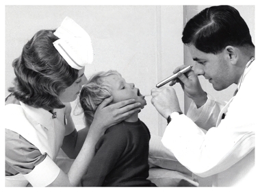 Photograph - Child Oral Examination, 1963