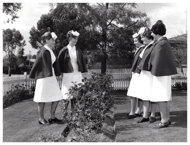 Photograph - School 58 Nurses in the Garden, 1963