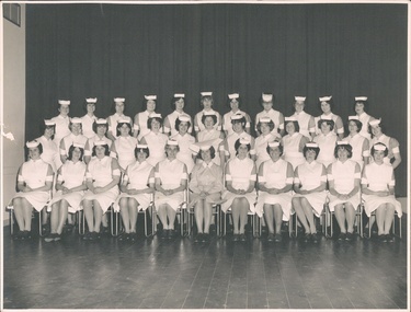 Document - Typed memories and CD containing eight photos of general nursing and recreation activities nurses from NDSN PTS 66 (1965)