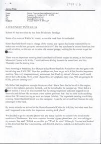 Document - Personal memoir