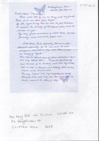 Document - Memories of NDSN by Mary Bull (nee Tuiniva), School 44