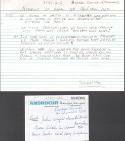 Document - Memories of NDSN by Rhonda Cameron (Thomas) School 46