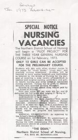 Document - Nursing vacancies