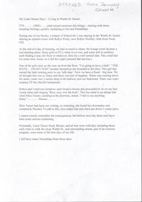 Document - Reminiscences from Suzie Donnelly, School 66 NDSN