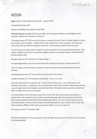 Document - Notes re nurse training and accommodation of Fitzpatrick family members NDSN Schools 80, 87, 89. 95, 96, 105 and 108