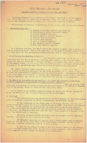 Document - Hospitals and Health Conference Report, 1952