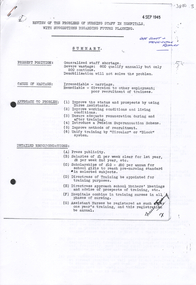 Document - Review of the Problems of Nursing Staff in Hospitals 1945