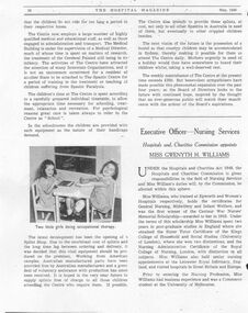 Article - A page from the Hospital Magazine dated May 1949
