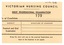 Signature of Examiner Card Victorian Nursing Council