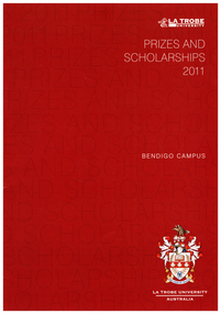 Northern District School of Nursing Graduates Association - Latrobe University Annual Presentation Prizes and Scholarships 2011 21 page A4 booklet Front Cover