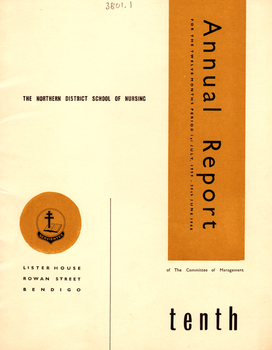 10th Annual Report Front Cover