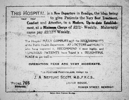 The back cover of the pamphlet