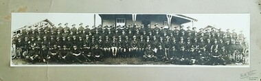 Photograph: Panoramic: Regimental, Group Infantry Regiment AMF [C 1930]