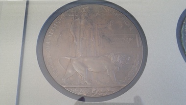 Memorial Plaque: [Dead mans penny], 3007	William John McInerney	Dead mans penny (in oidginal Cardboard case)