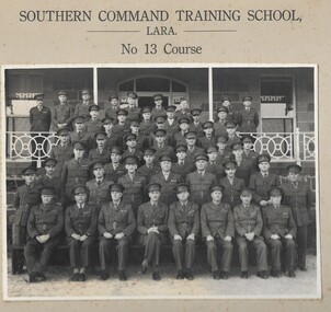 Photograph:, South Command Training School< Lara, No 13 Course