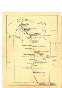 Map:, Northern Territory [3 AUST.C.E (works) B/25]
